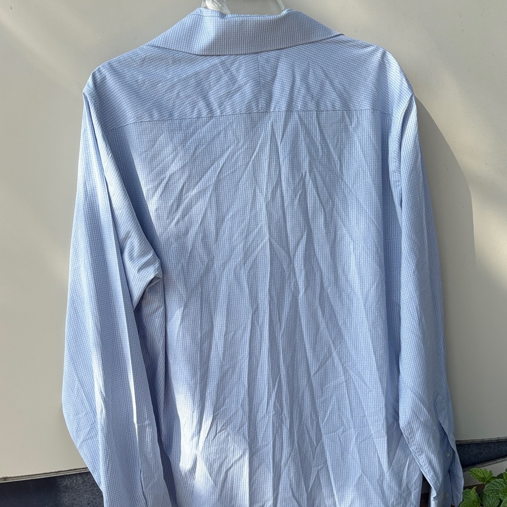 Perry Ellis Sky Blue Casual Button Down Shirt - Picture 4 of 5